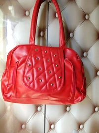 STAVYA SOLID ARTIFICIAL LEATHER HAND-HELD BAG - VARIATIONS OF COLORS